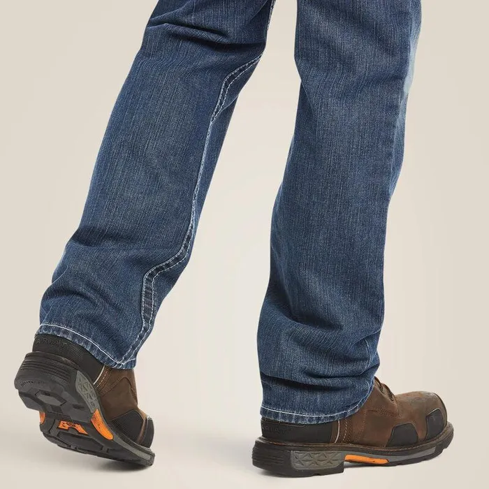 Men Workwear Ariat FR M4 Relaxed Ridgeline Boot Cut Jean Glacier Men Workwear Ariat FR M4 Relaxed Ridgeline Boot Cut Jean Glacier