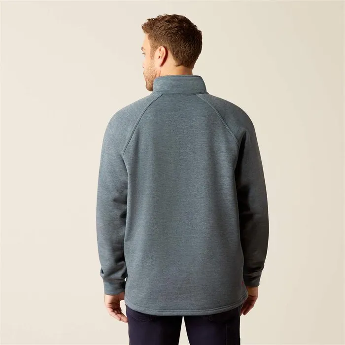 Men Workwear Ariat FR Primo Fleece 20 14 Zip Sweater Charcoal Grey Men Workwear Ariat FR Primo Fleece 20 14 Zip Sweater Charcoal Grey