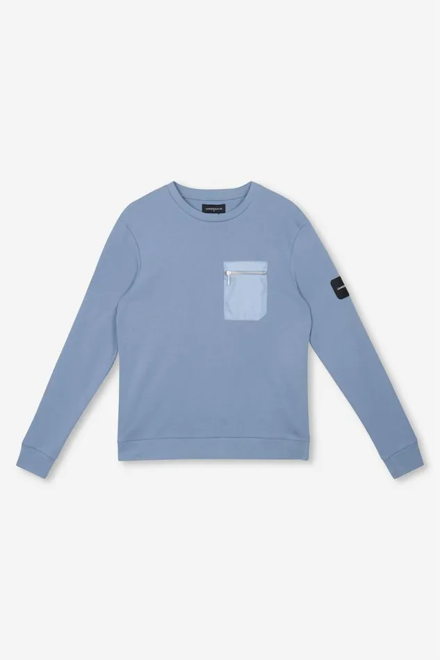 Mens Ansdell Cargo Jumper 8211 Blue Jameson Carter Hoodies and Sweatshirts