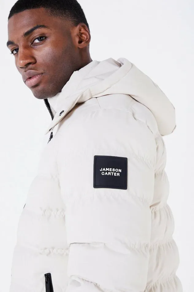 Mens Apex Coat 8211 Stone Jameson Carter Jackets and Coats