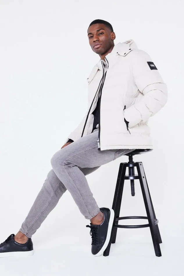 Mens Apex Coat 8211 Stone Jameson Carter Jackets and Coats