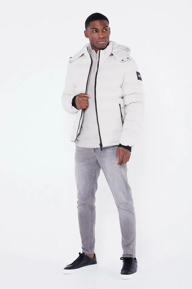 Mens Apex Coat 8211 Stone Jameson Carter Jackets and Coats