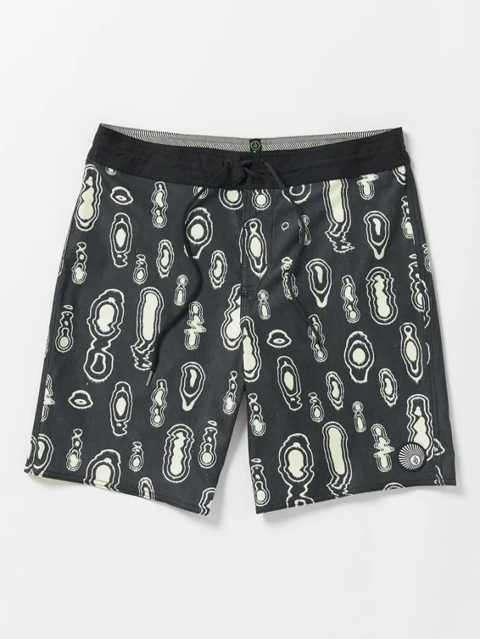 Mens Boardshorts and Trunks Volcom Shaken Stirred Stoney Boardshorts 8211 Black