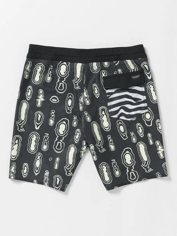 Mens Boardshorts and Trunks Volcom Shaken Stirred Stoney Boardshorts 8211 Black