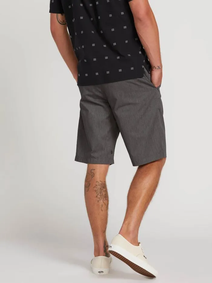 Mens Golf Volcom Frickin Chino Shorts 8211 Charcoal Heather