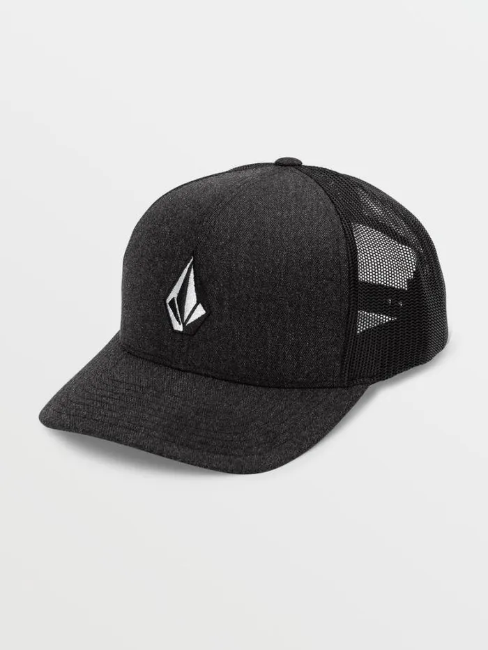 Mens Hats and Beanies Volcom Full Stone Cheese Hat 8211 Charcoal Heather