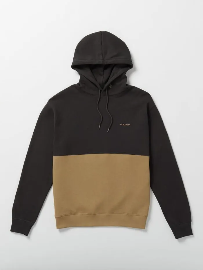 Mens Hoodies and Sweatshirts Volcom Divided Hoodie 8211 Sand Brown