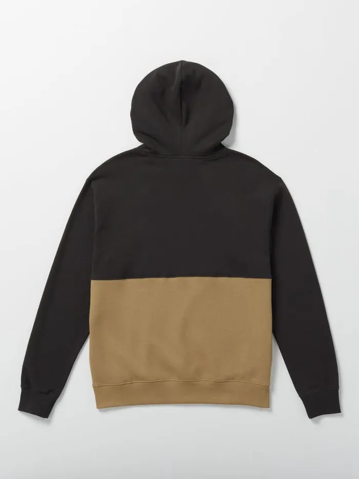 Mens Hoodies and Sweatshirts Volcom Divided Hoodie 8211 Sand Brown