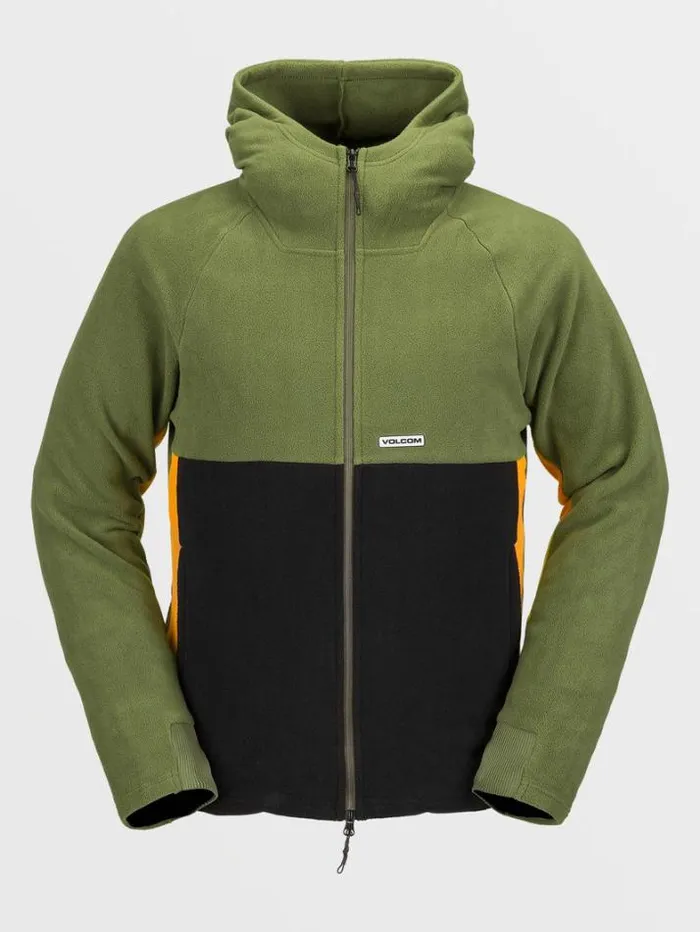 Mens Hoodies and Sweatshirts Volcom Polar Fleece Hooded Full Zip