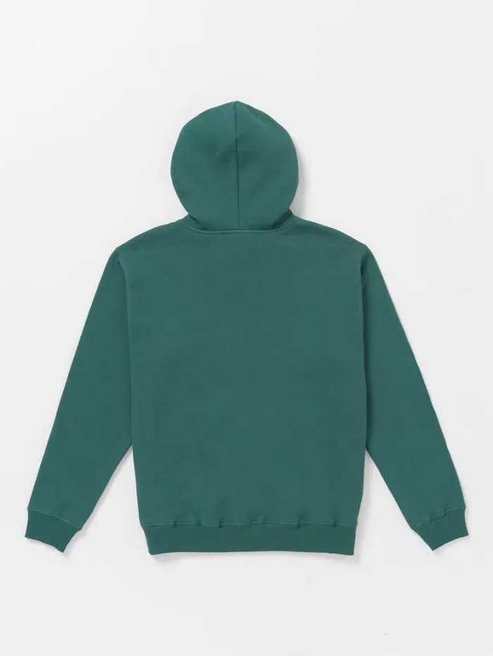 Mens Hoodies and Sweatshirts Volcom Vibes Time Fleece Hoodie 8211 Ranger Green