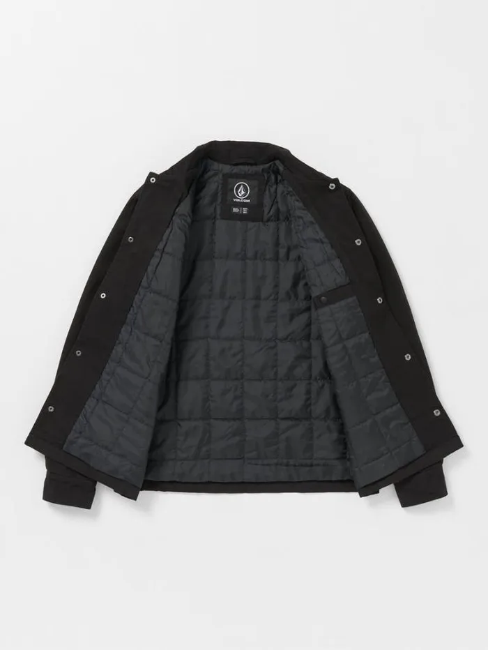 Mens Jackets Volcom Larkin Jacket 8211 Black