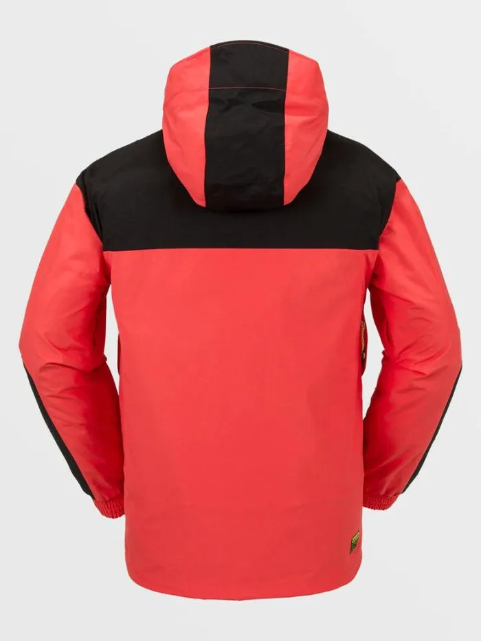 Mens Jackets Volcom Longo GoreTex Jacket 8211 Orange