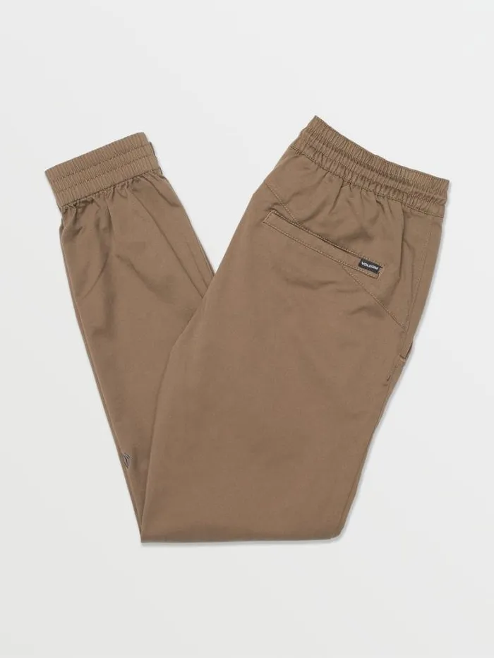 Mens Pants Volcom Frickin Slim Joggers 8211 Mushroom