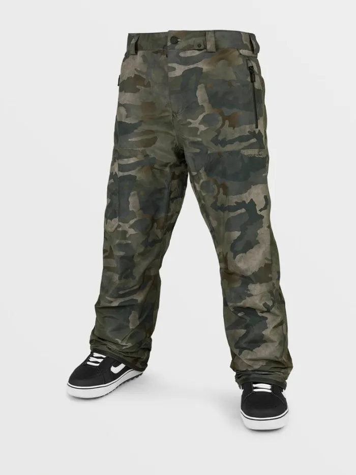 Mens Pants Volcom L GoreTex Pants 8211 Cloudwash Camo