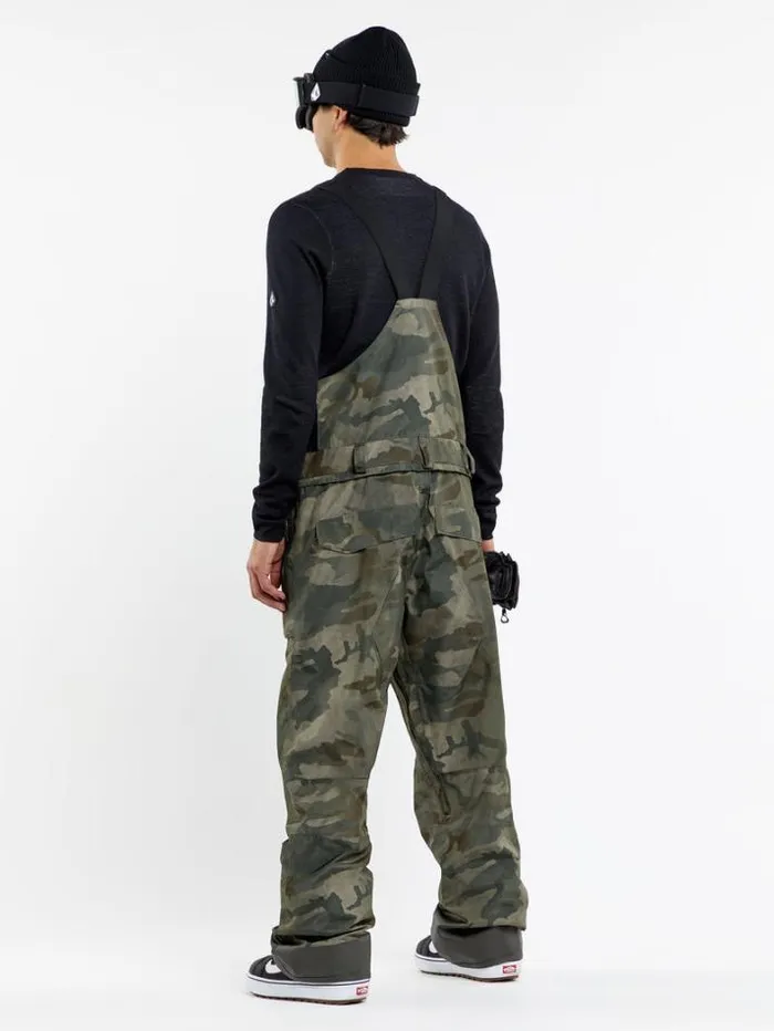 Mens Pants Volcom Rain GoreTex Bib Overalls 8211 Cloudwash