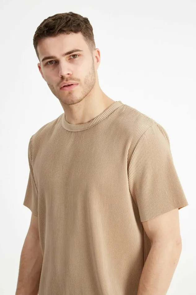 Mens Renoir Twin Set TShirt 8211 Mocha Jameson Carter TShirts