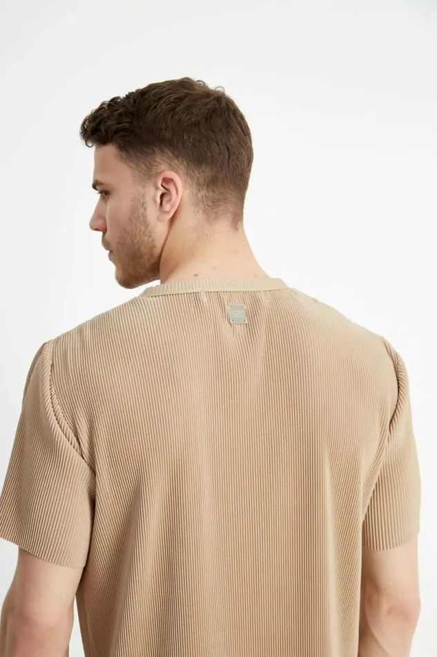 Mens Renoir Twin Set TShirt 8211 Mocha Jameson Carter TShirts