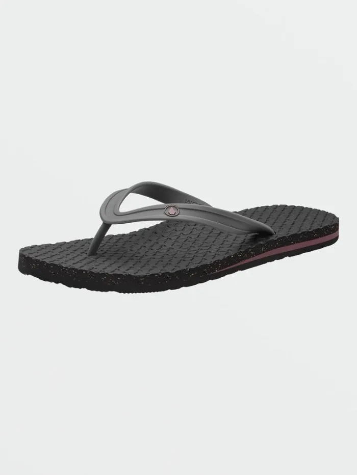 Mens Sandals Volcom Eco Concourse Sandals 8211 Pewter