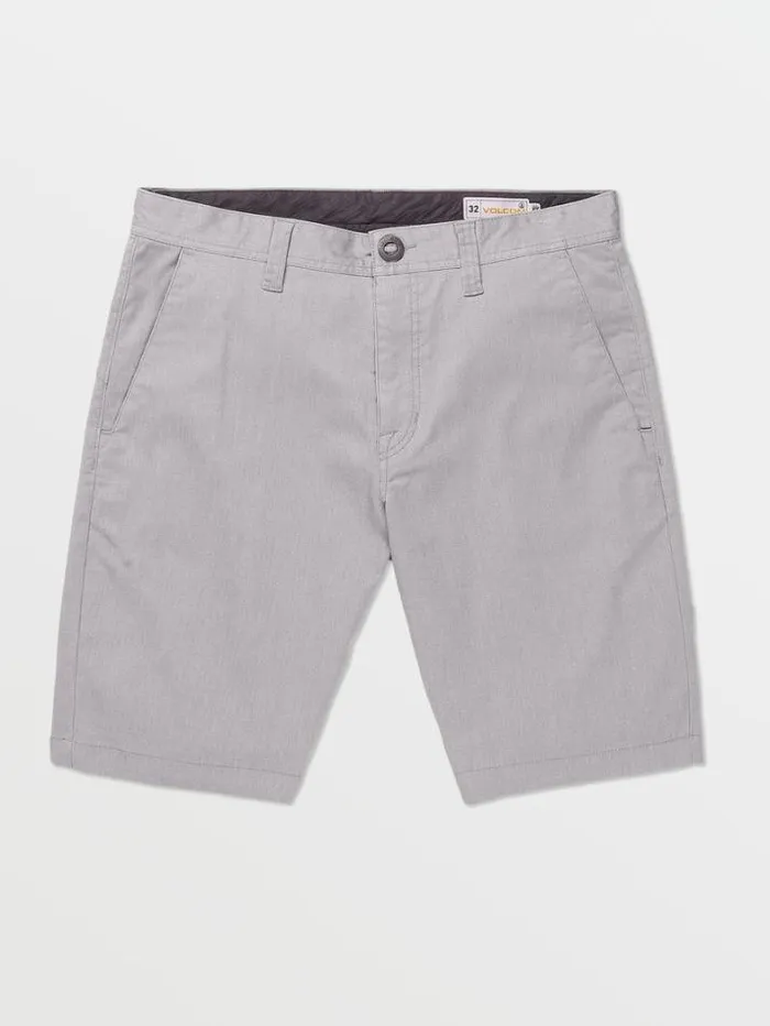 Mens Shorts Volcom Frickin Modern Stretch Chino Shorts 8211 Grey