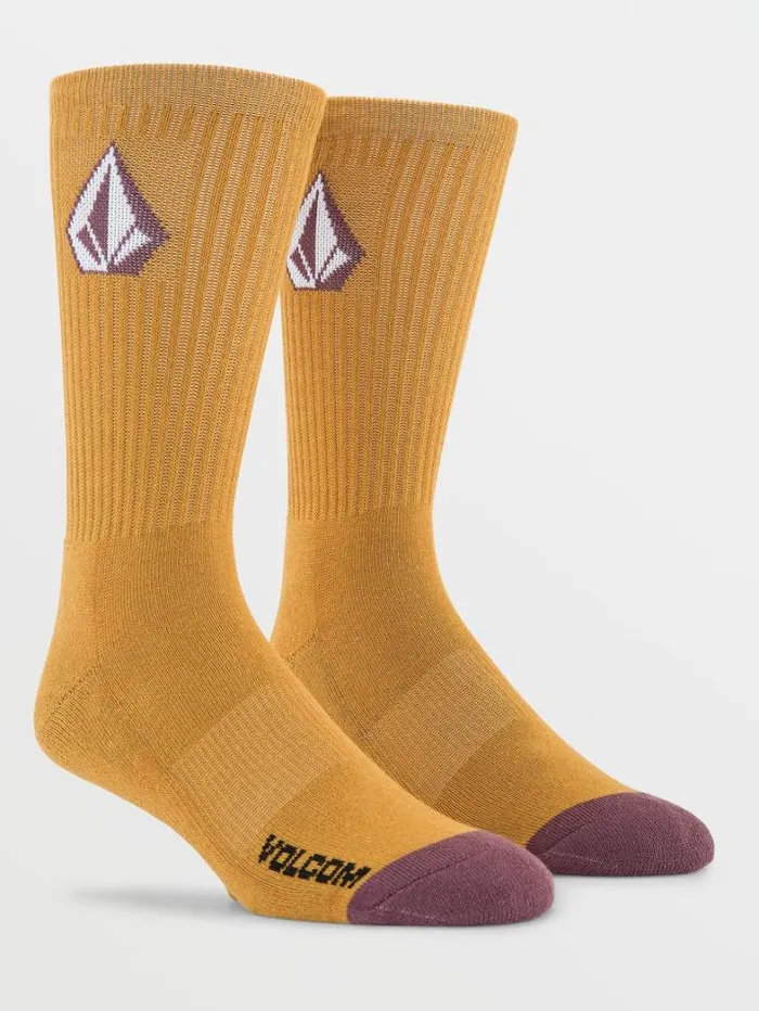 Mens Socks Volcom Full Stone 3 Pack Socks 8211 Ranger Green