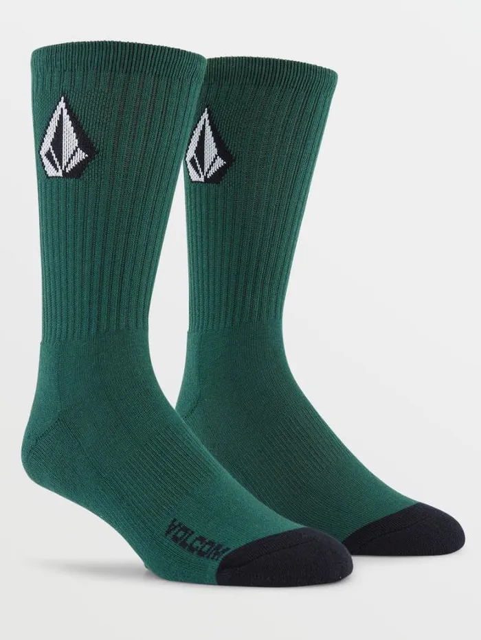 Mens Socks Volcom Full Stone 3 Pack Socks 8211 Ranger Green