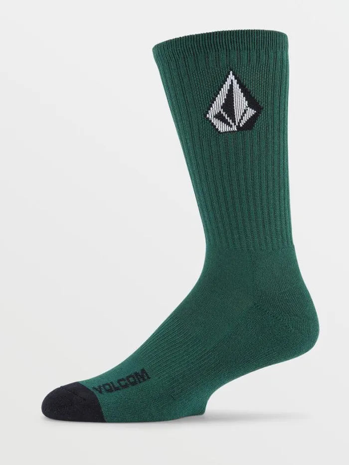 Mens Socks Volcom Full Stone 3 Pack Socks 8211 Ranger Green