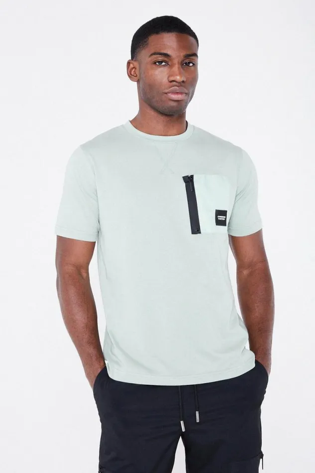 Mens Stealth Tech TShirt 8211 Sage Jameson Carter TShirts