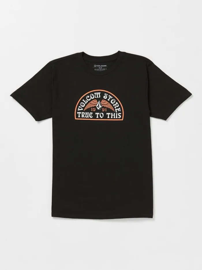 Mens TShirts and Tanks Volcom Larcher Short Sleeve Tee 8211 Black