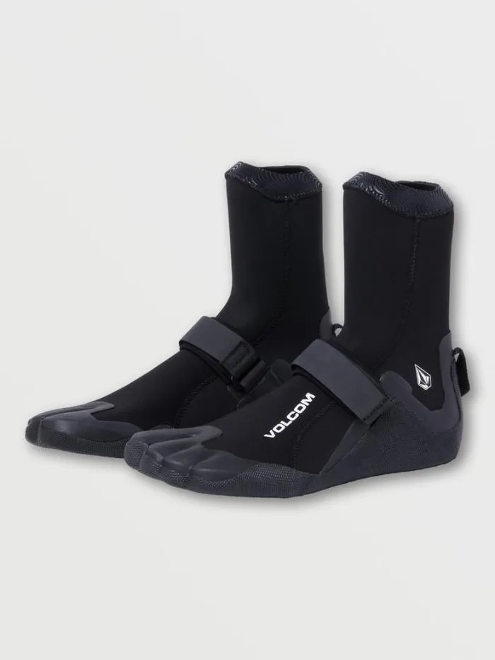 Mens Wetsuits Volcom 3mm Split Toe Bootie 8211 Black