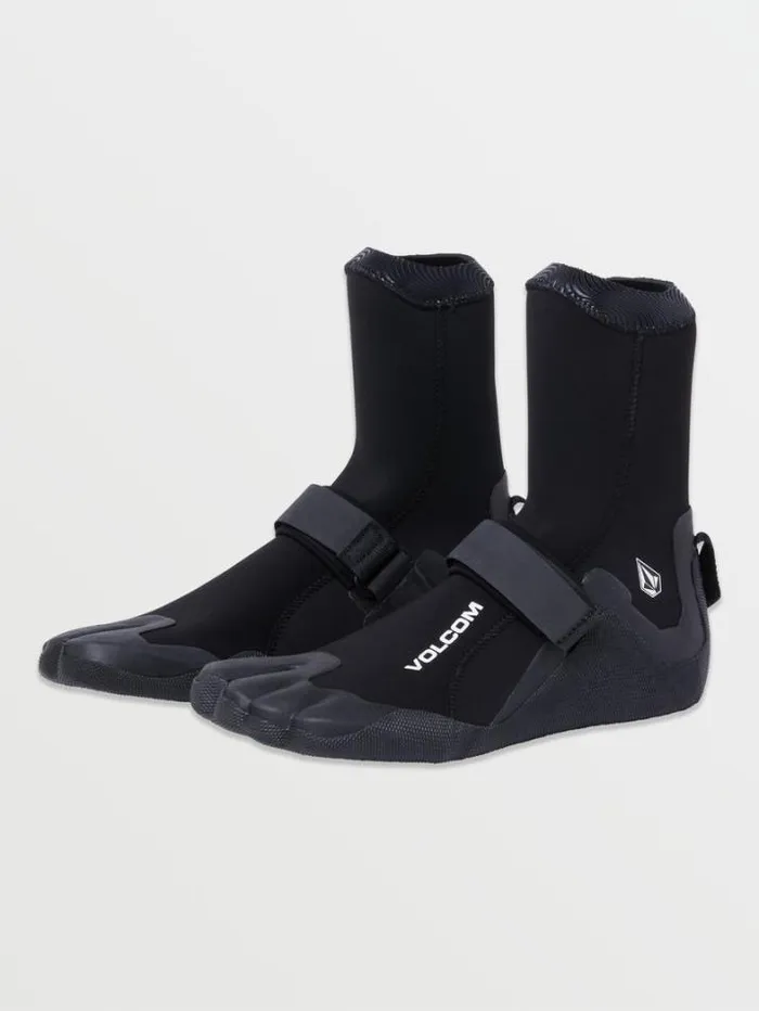 Mens Wetsuits Volcom 3mm Split Toe Bootie 8211 Black