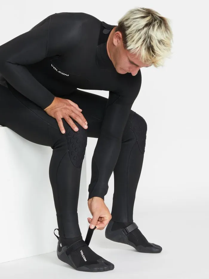 Mens Wetsuits Volcom 3mm Split Toe Bootie 8211 Black