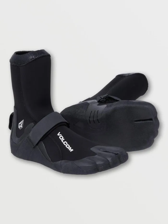 Mens Wetsuits Volcom 3mm Split Toe Bootie 8211 Black