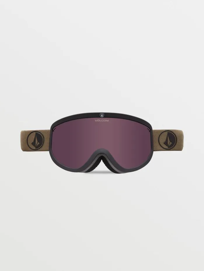 MensWomensKids Accessories Volcom Footprints Goggle 8211 MilitaryBlack Light BronzeBL