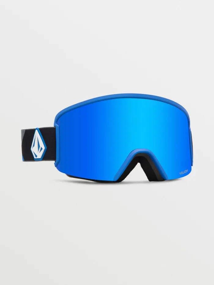 MensWomensKids Accessories Volcom Garden Goggle 8211 BlueDark Grey Blue ChromeBL
