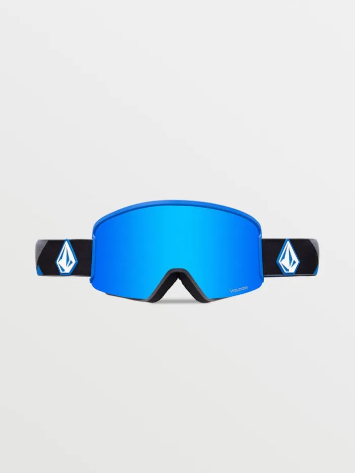 MensWomensKids Accessories Volcom Garden Goggle 8211 BlueDark Grey Blue ChromeBL