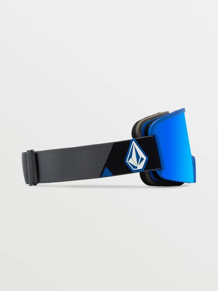 MensWomensKids Accessories Volcom Garden Goggle 8211 BlueDark Grey Blue ChromeBL