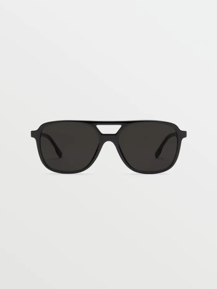 MensWomens Sunglasses Volcom New Future Sunglasses 8211 Gloss BlackGray