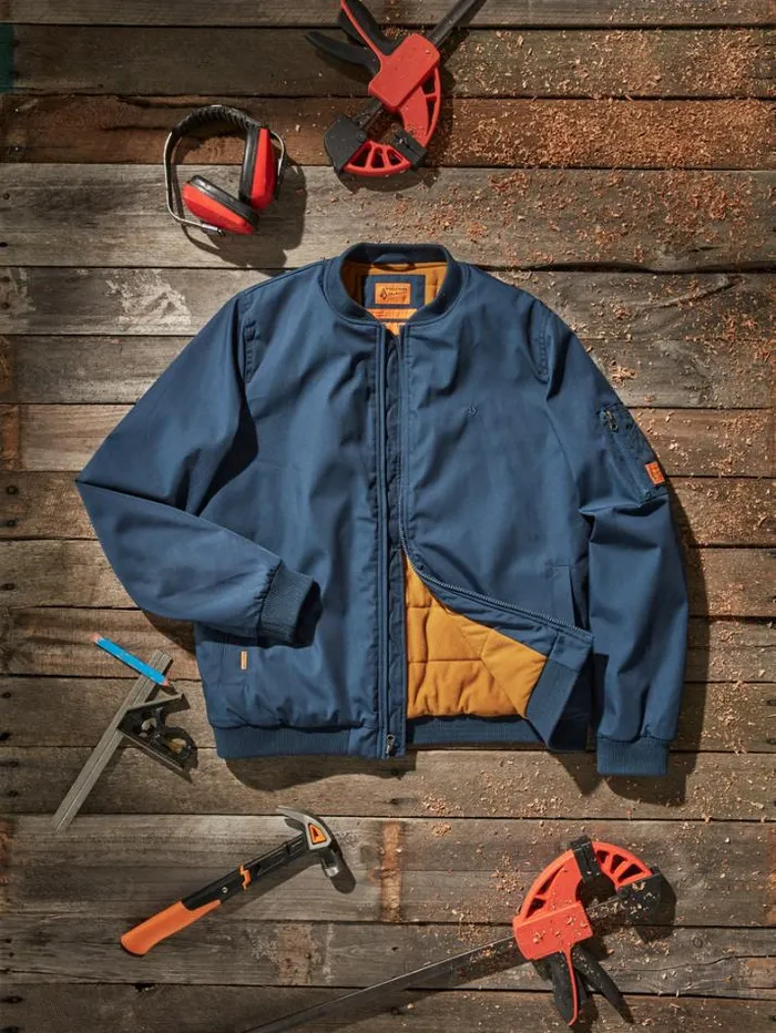 MensWorkwear Jackets Volcom Workwear Jacket 8211 Navy