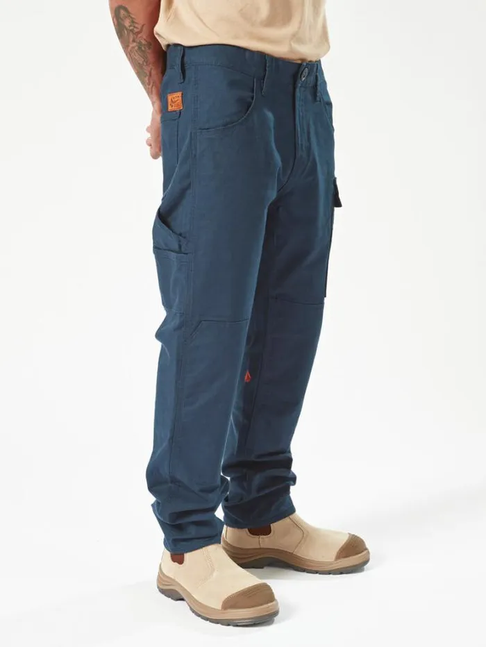 MensWorkwear Pants Volcom Caliper Work Pants 8211 Navy