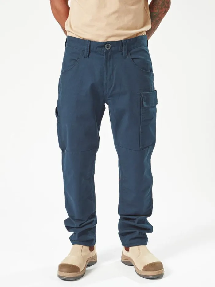 MensWorkwear Pants Volcom Caliper Work Pants 8211 Navy
