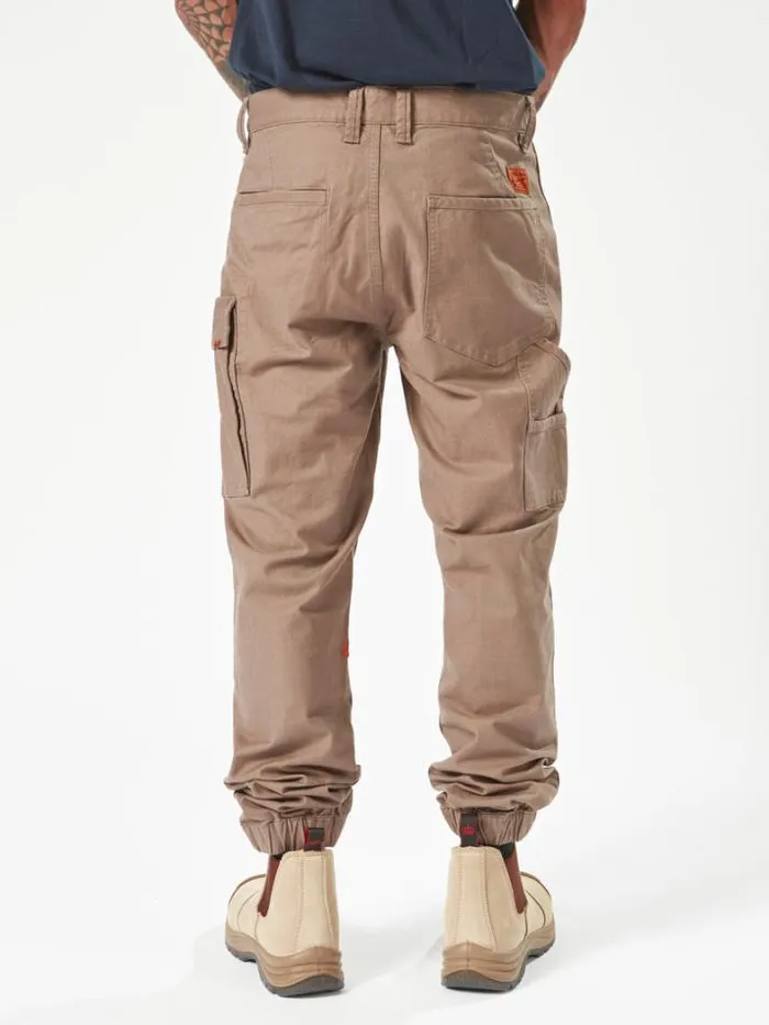 MensWorkwear Pants Volcom Workwear Caliper Cuffed Pants 8211 Brindle