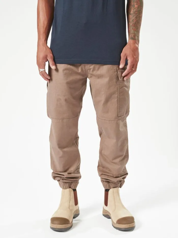 MensWorkwear Pants Volcom Workwear Caliper Cuffed Pants 8211 Brindle