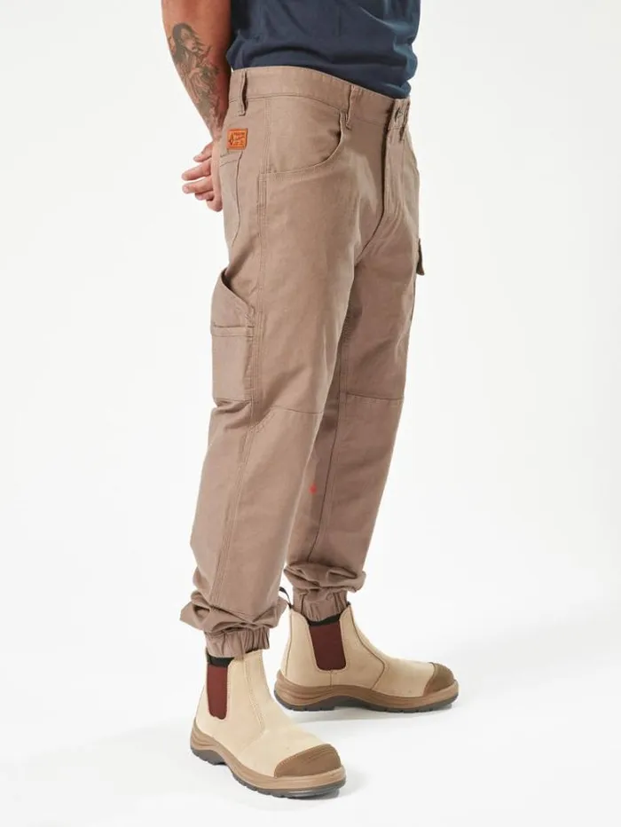 MensWorkwear Pants Volcom Workwear Caliper Cuffed Pants 8211 Brindle