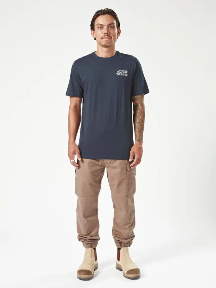 MensWorkwear Pants Volcom Workwear Caliper Cuffed Pants 8211 Brindle