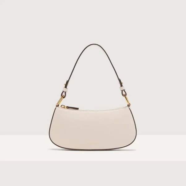 Merveille Lambskin White Women Coccinelle Mini Bags
