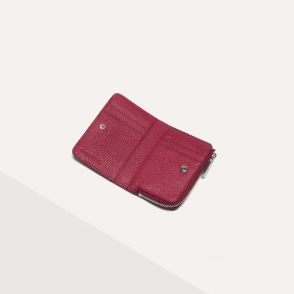 Metallic Coated Monogram Multi Sangriasangria Women Coccinelle Wallets and Small Leather Goods