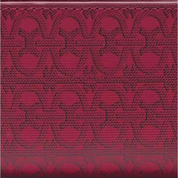 Metallic Coated Monogram Multi Sangriasangria Women Coccinelle Wallets and Small Leather Goods