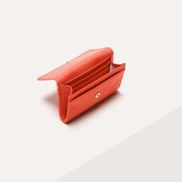 Metallic Soft Grenadine Red Women Coccinelle Wallets and Small Leather Goods Metallic Soft Grenadine Red Women Coccinelle Wallets and Small Leather Goods