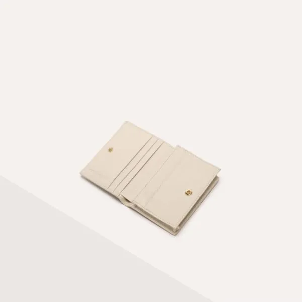 Metallic Soft Lambskin White Women Coccinelle Wallets and Small Leather Goods Metallic Soft Lambskin White Women Coccinelle Wallets and Small Leather Goods