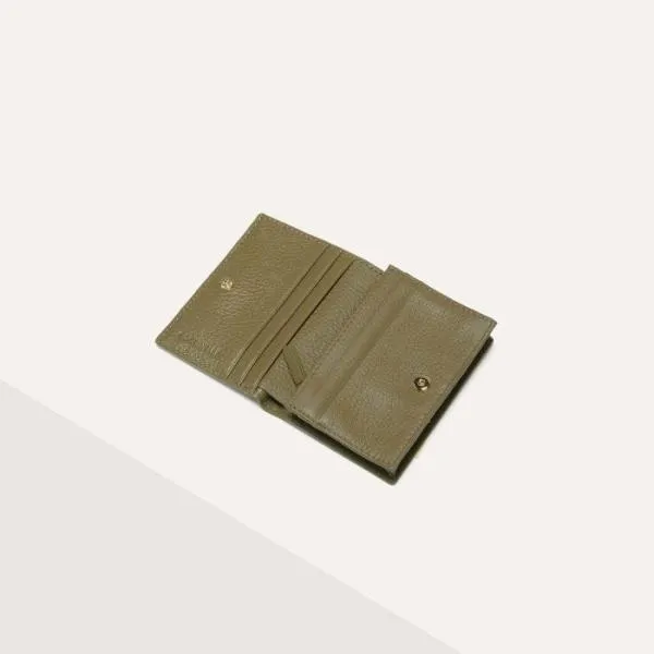 Metallic Soft Laurel Green Women Coccinelle Wallets and Small Leather Goods